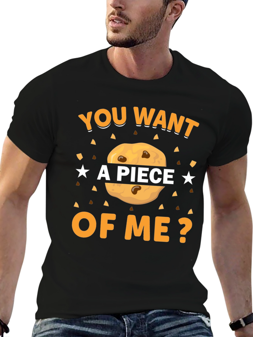 Want a Piece of Me? Cookie Graphic T-Shirt