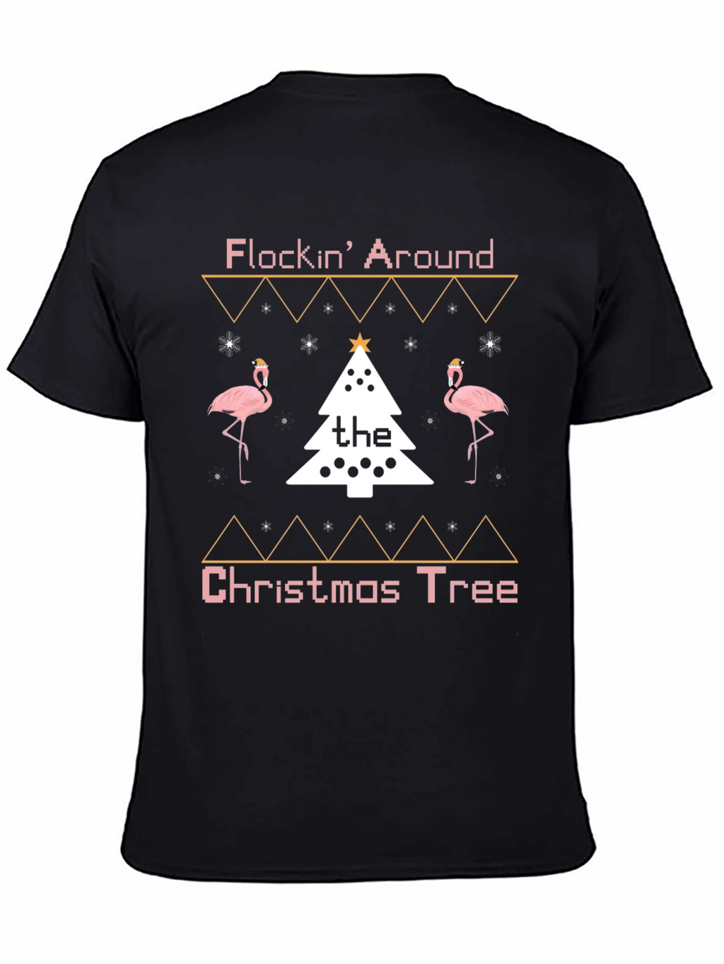 Flockin Around Christmas Tree T-Shirt