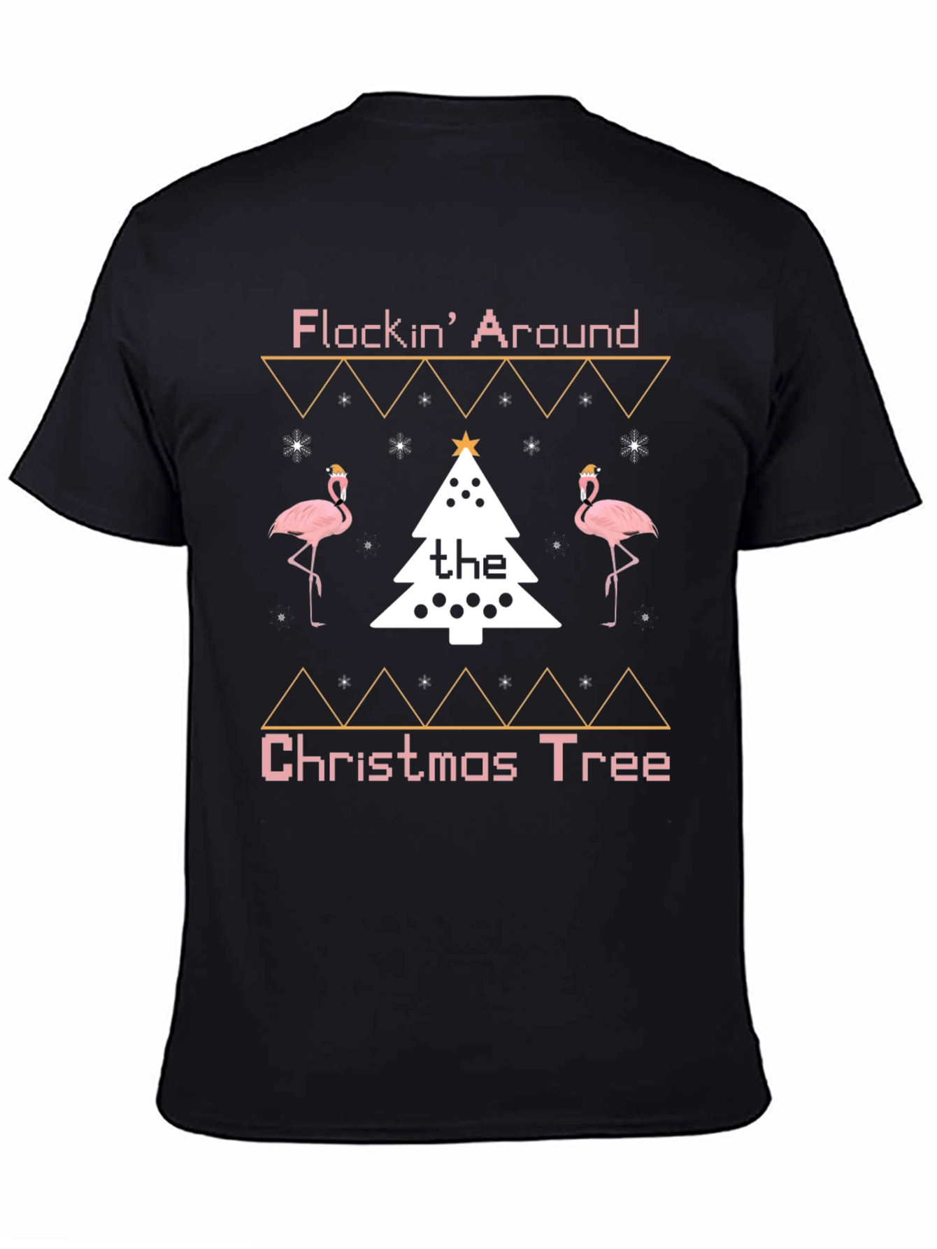 Flockin Around Christmas Tree T-Shirt