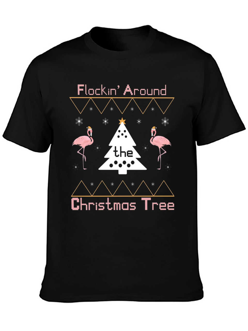 Flockin Around Christmas Tree T-Shirt