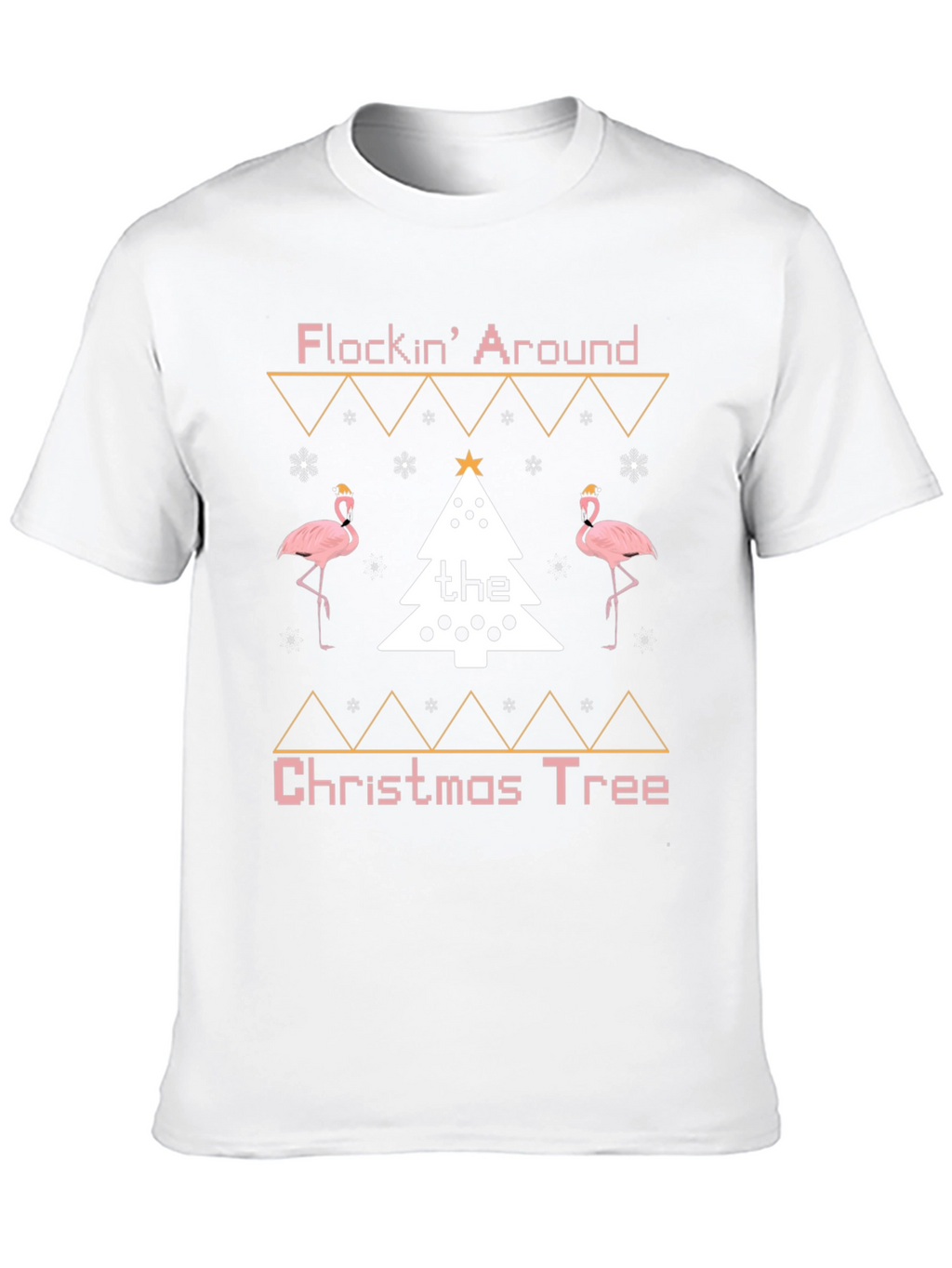 Flockin Around Christmas Tree T-Shirt
