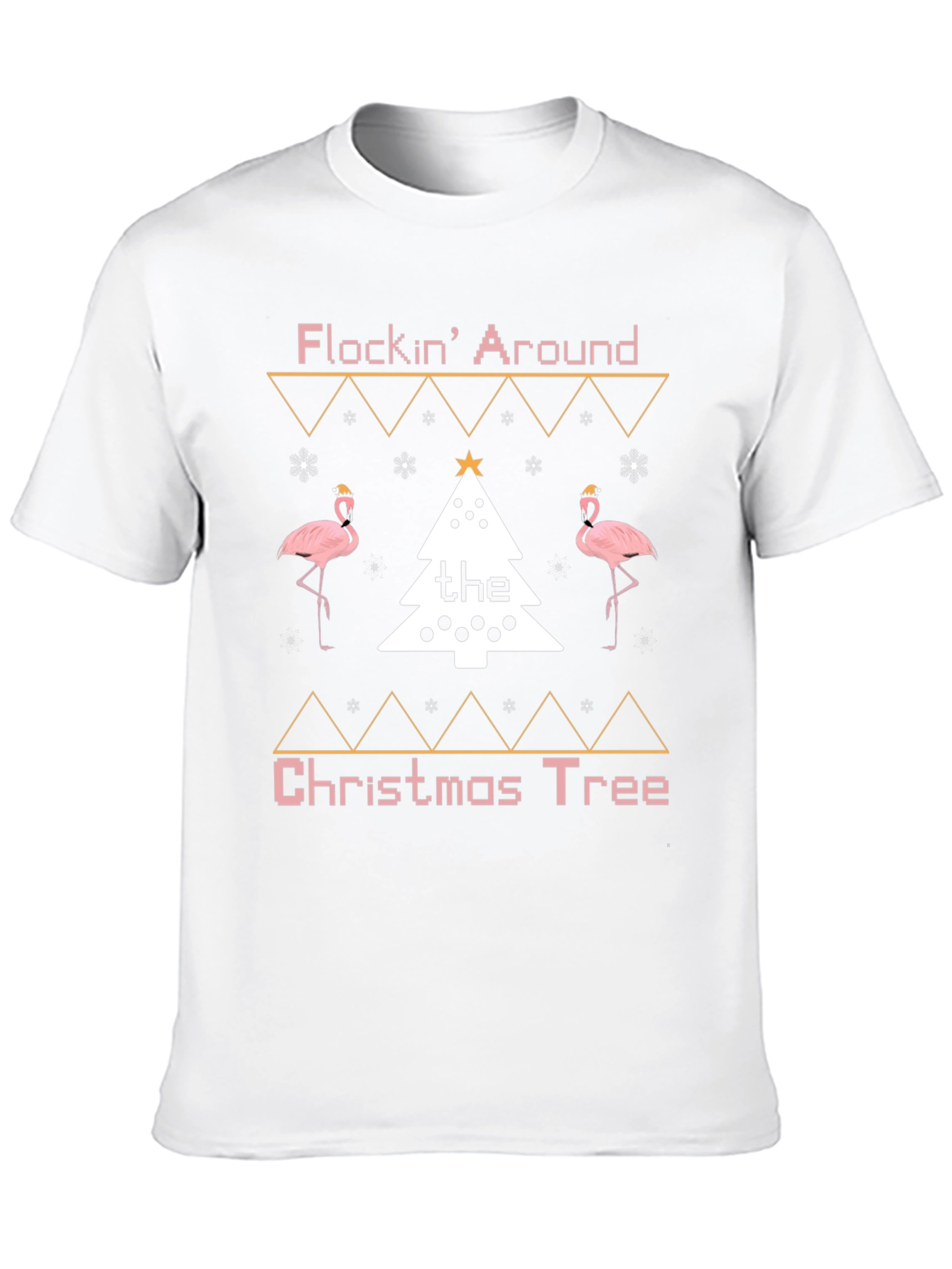 Flockin Around Christmas Tree T-Shirt