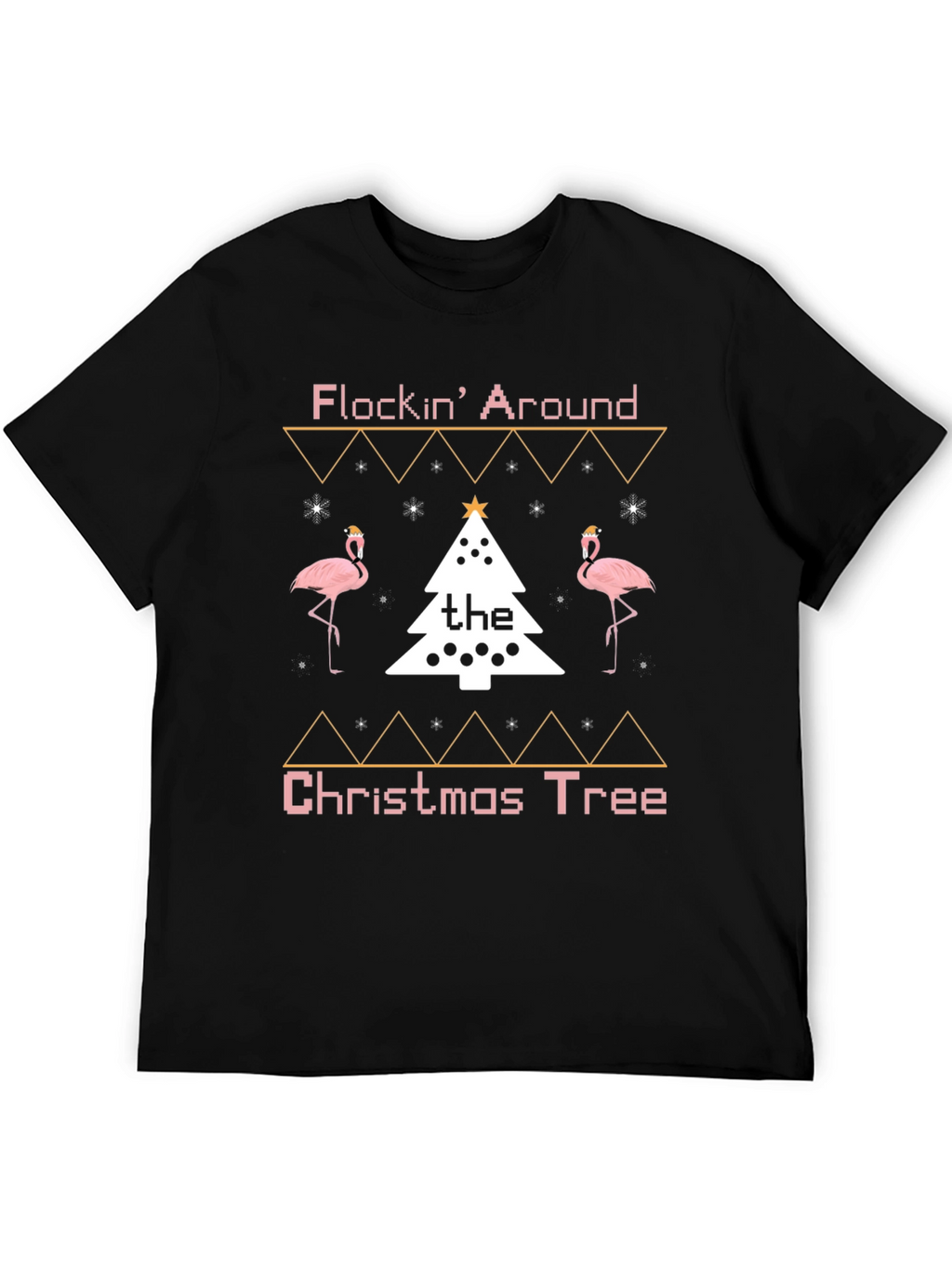 Flockin Around Christmas Tree T-Shirt