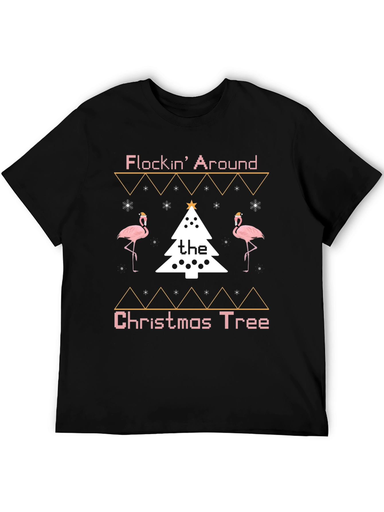 Flockin Around Christmas Tree T-Shirt