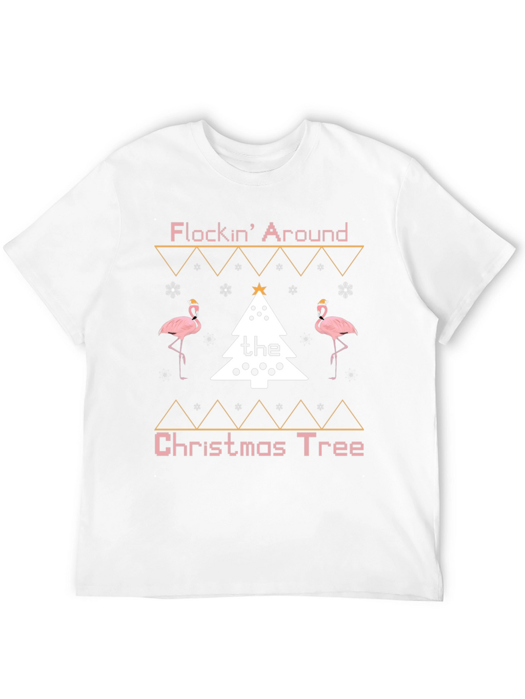 Flockin Around Christmas Tree T-Shirt