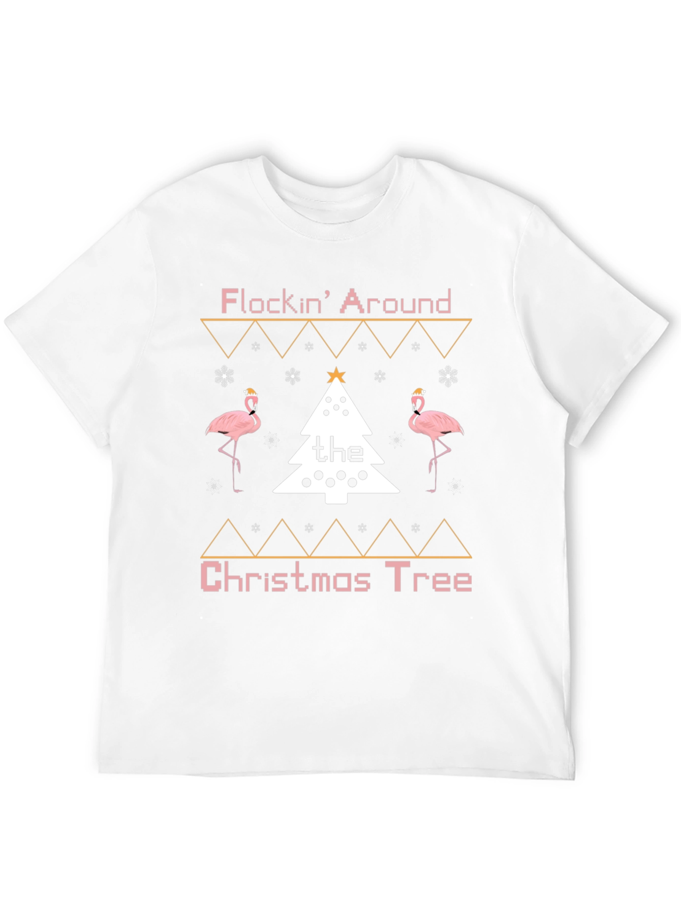 Flockin Around Christmas Tree T-Shirt