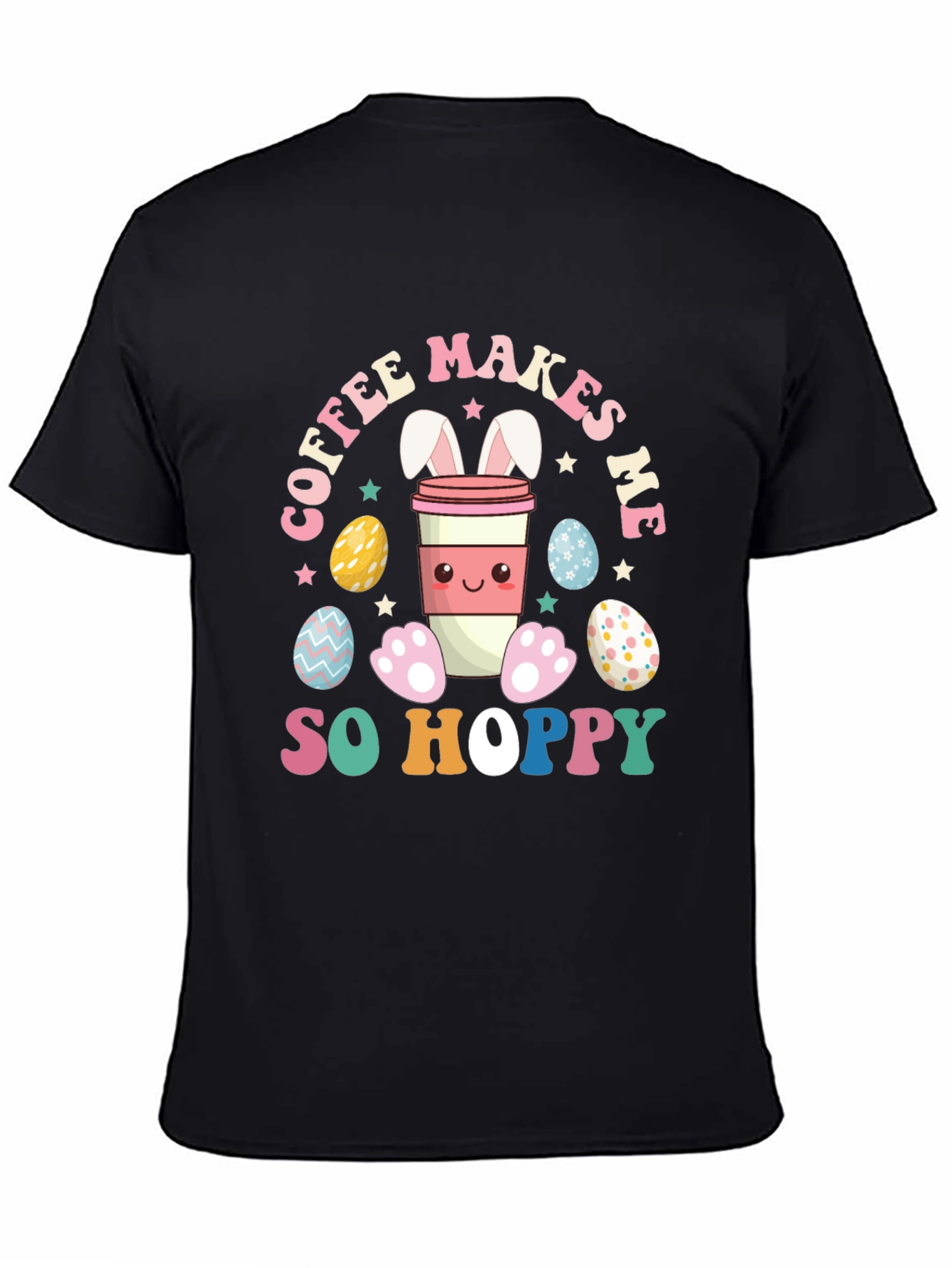 Coffee Makes Me So Hoppy Easter Bunny T-Shirt