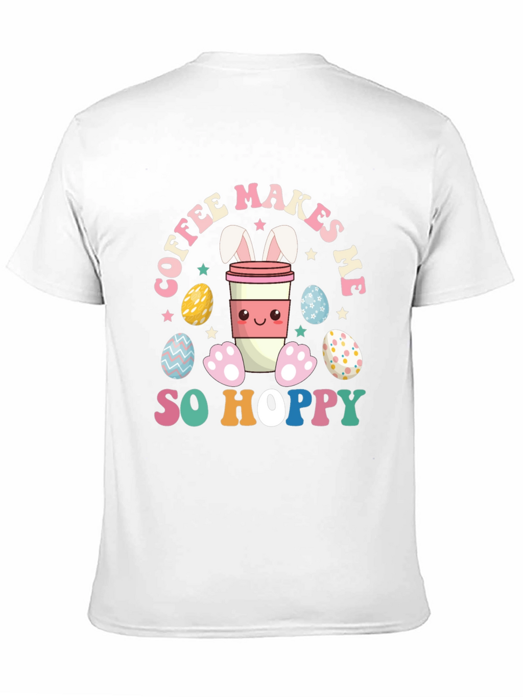 Coffee Makes Me So Hoppy Easter Bunny T-Shirt
