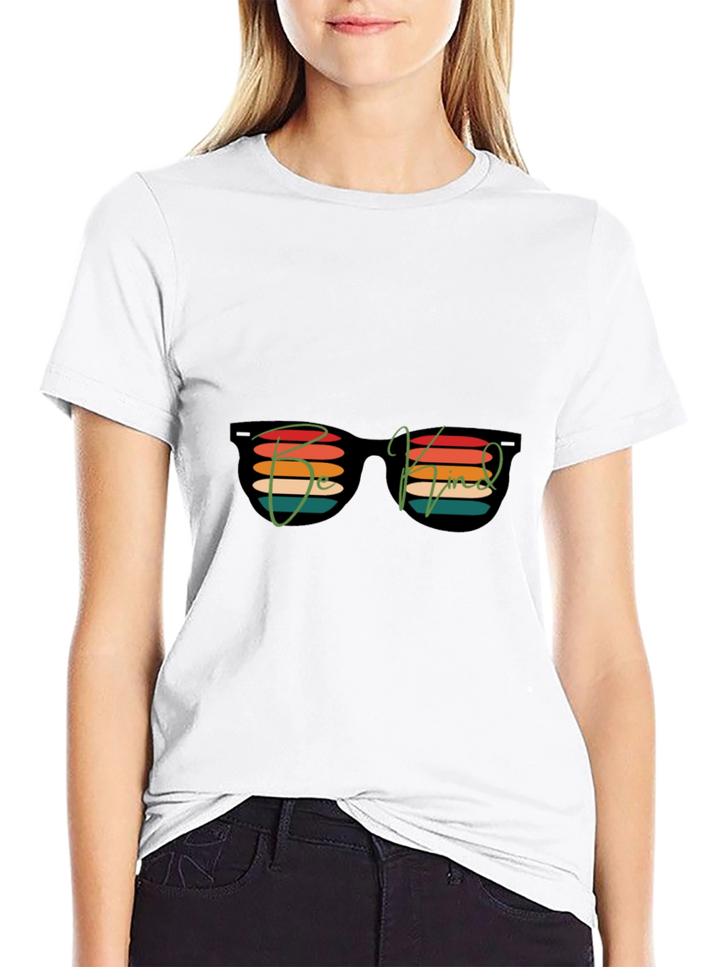 Be Kind Retro Sunglasses Graphic T-Shirt