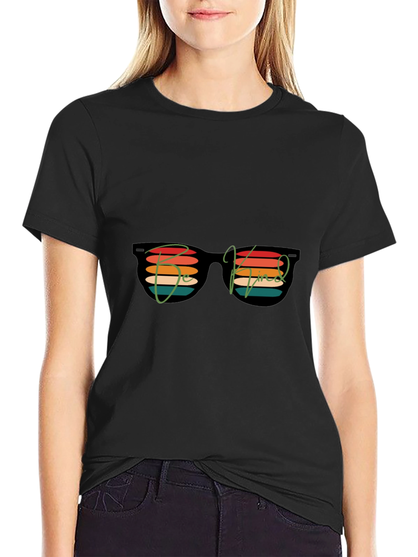 Be Kind Retro Sunglasses Graphic T-Shirt