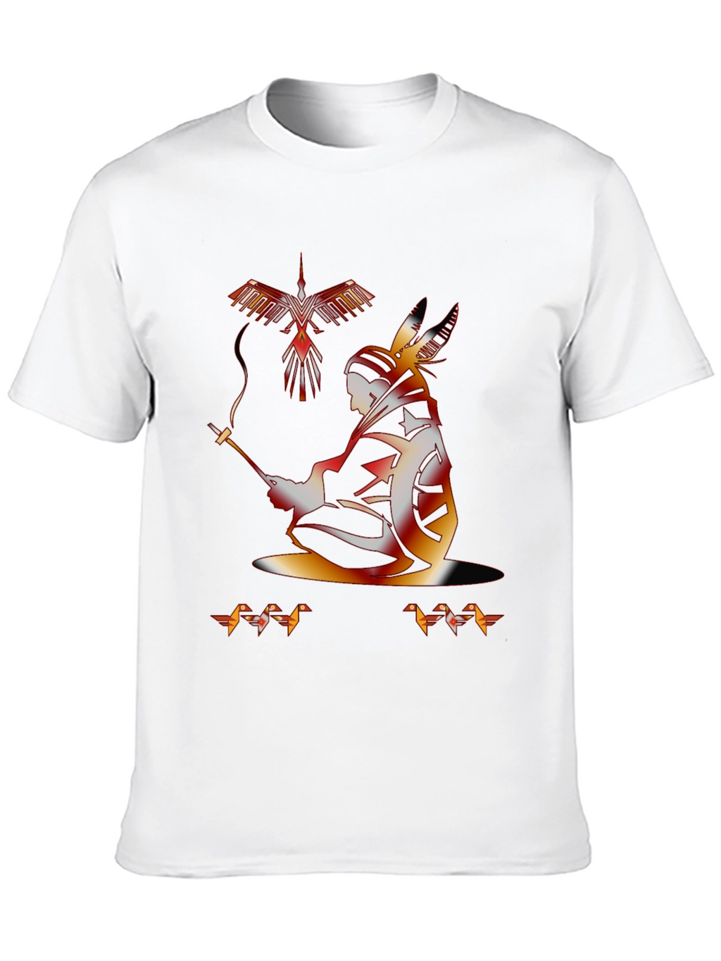 Native American Graphic Black T-Shirt
