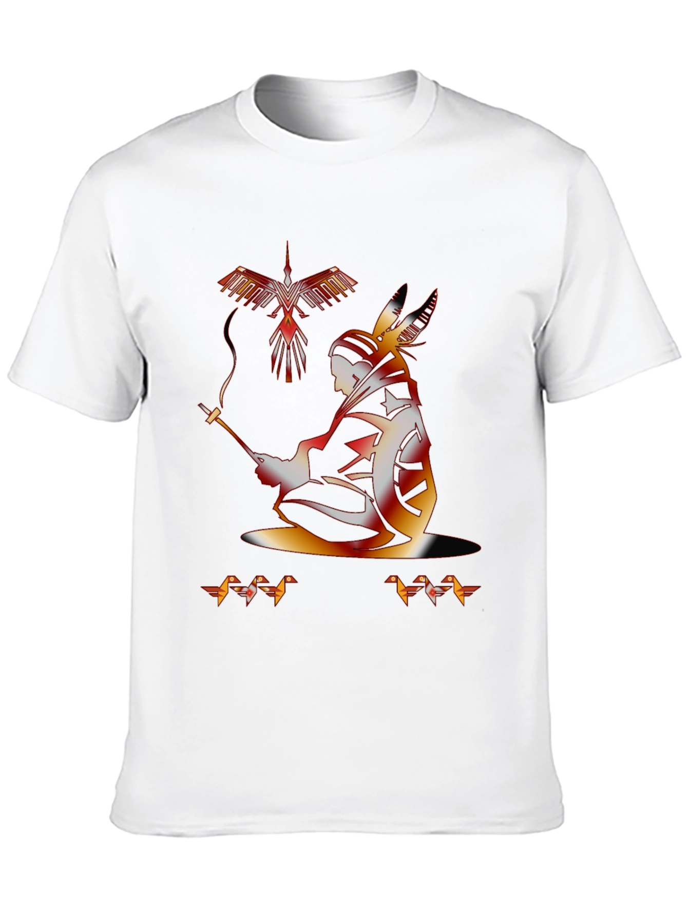 Native American Graphic Black T-Shirt