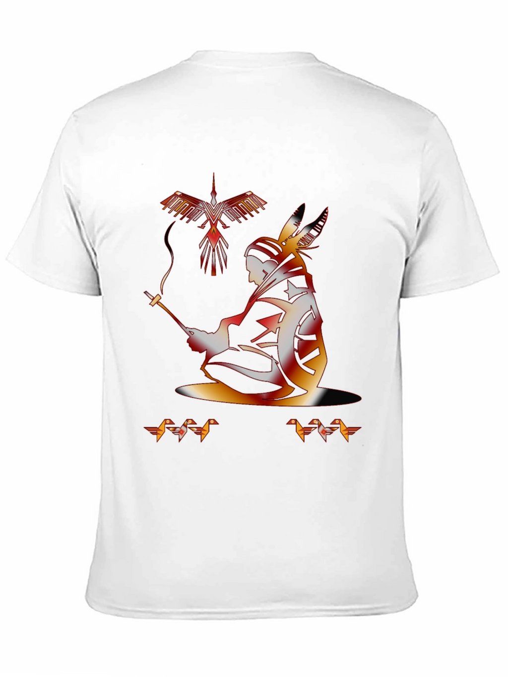 Native American Graphic Black T-Shirt