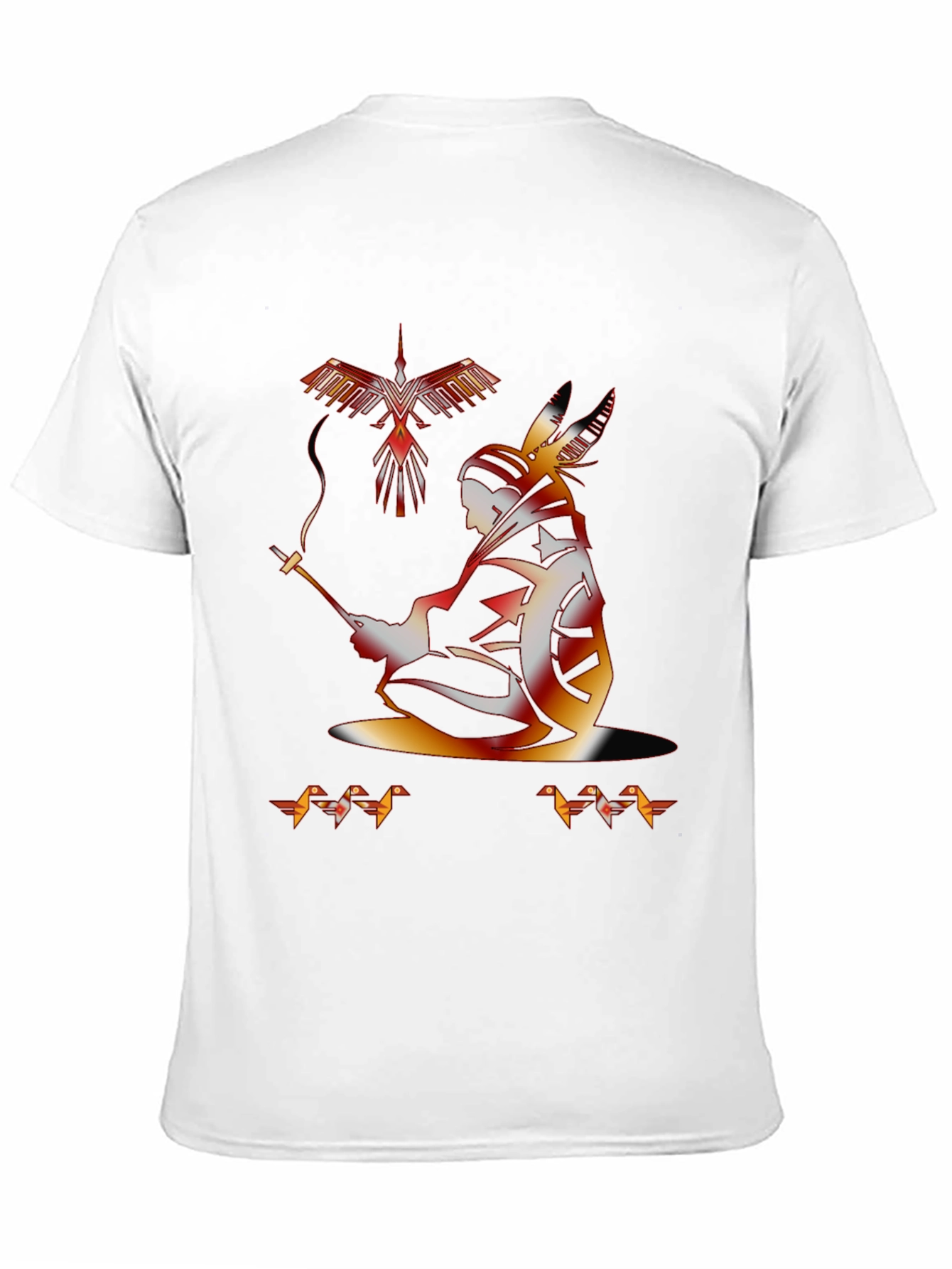 Native American Graphic Black T-Shirt