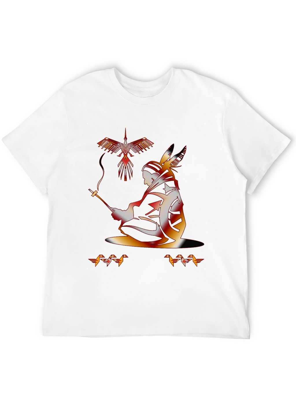 Native American Graphic Black T-Shirt
