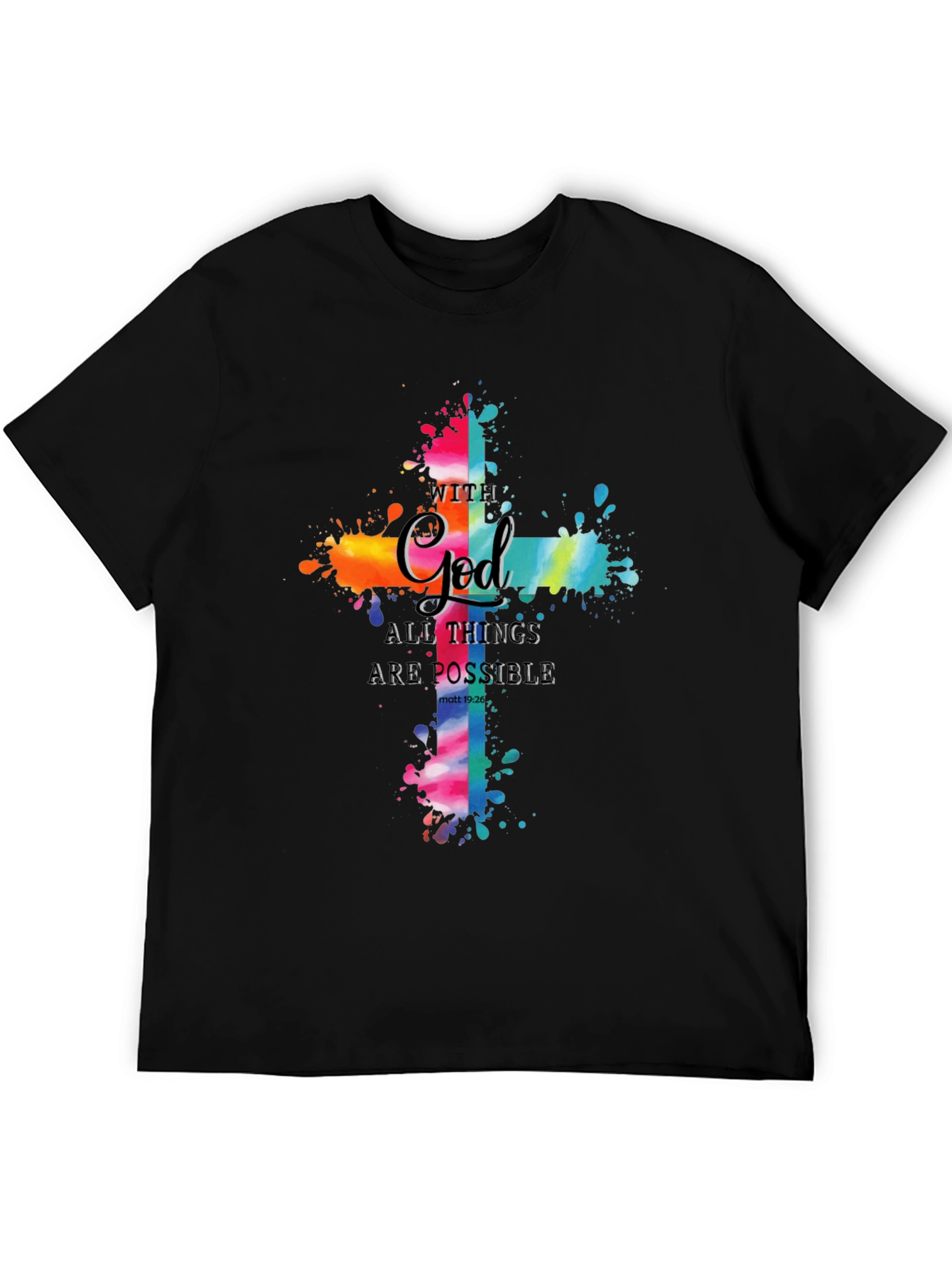 Faith-Inspired Cross Graphic Tee