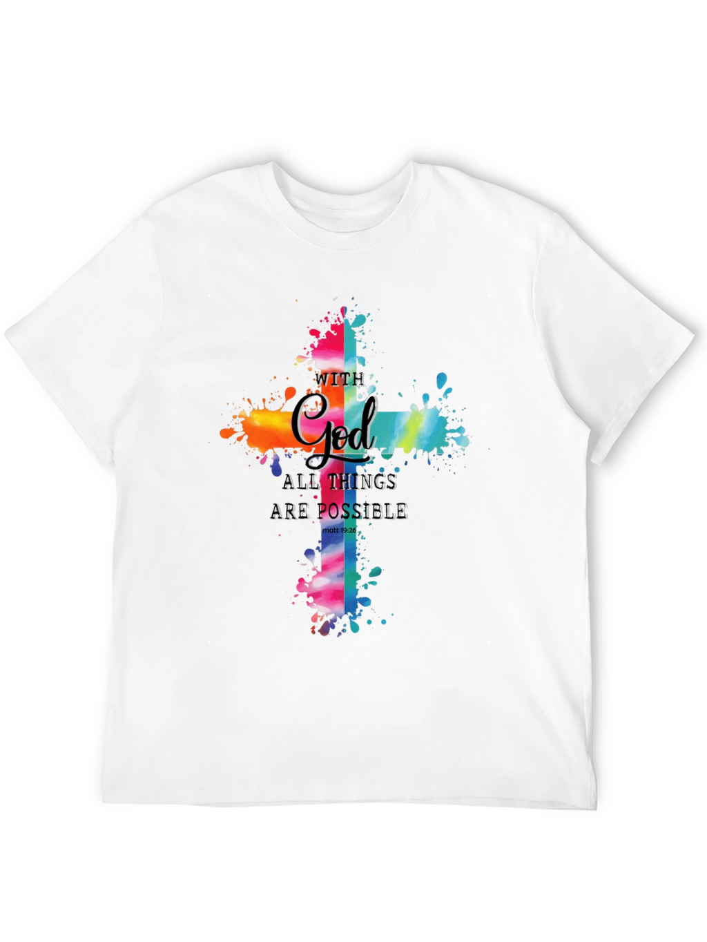 Faith-Inspired Cross Graphic Tee