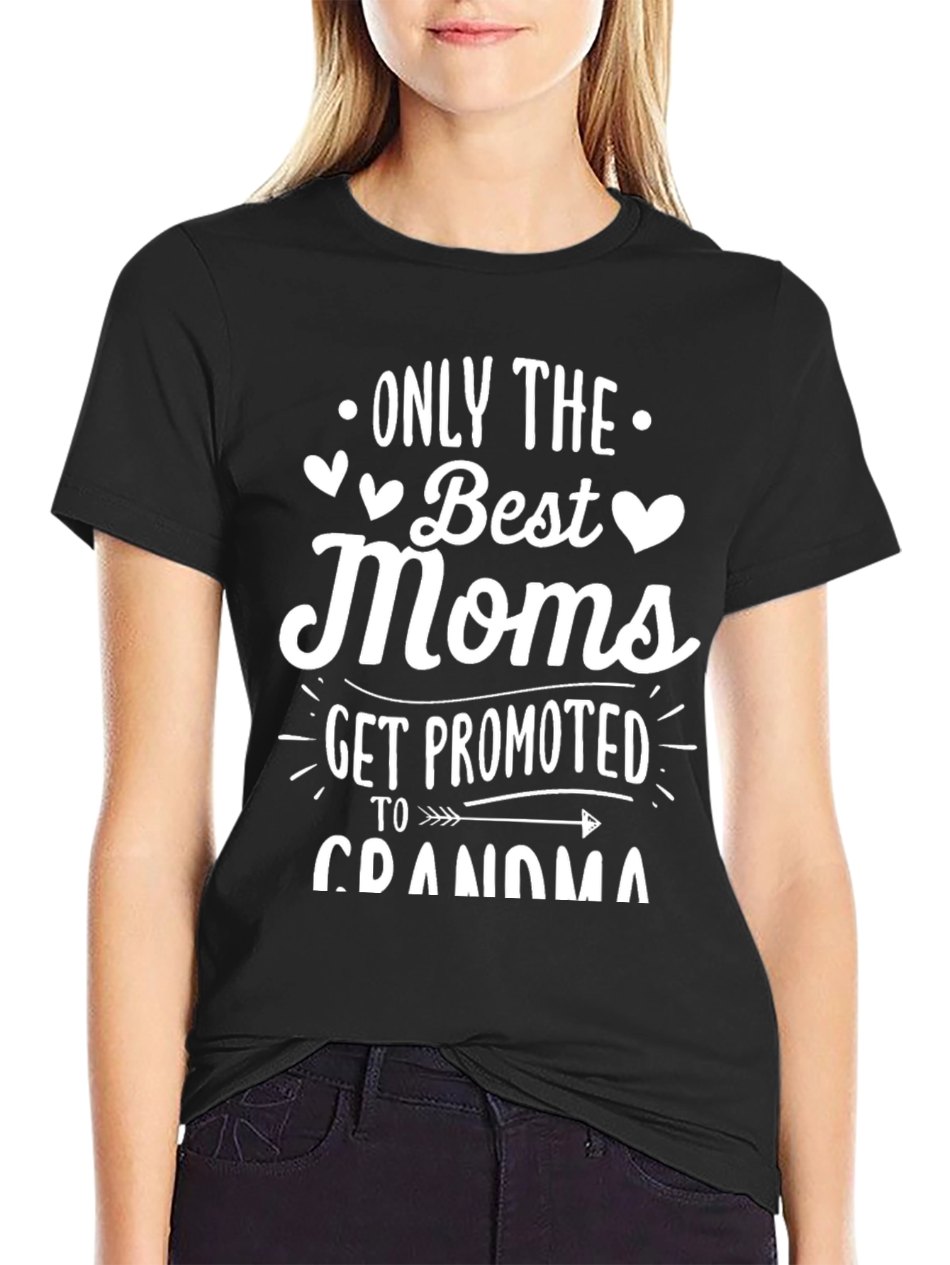 Best Moms Get Promoted to Grandma Tee