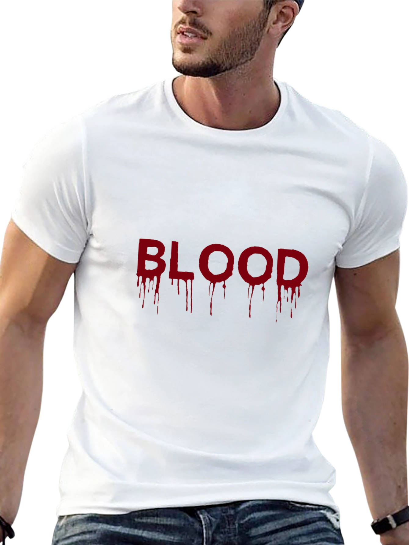 BLOOD Drip Graphic Tee - Halloween Ready