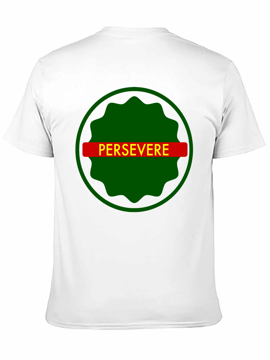 Persevere Graphic Tee - Black Cotton T-Shirt
