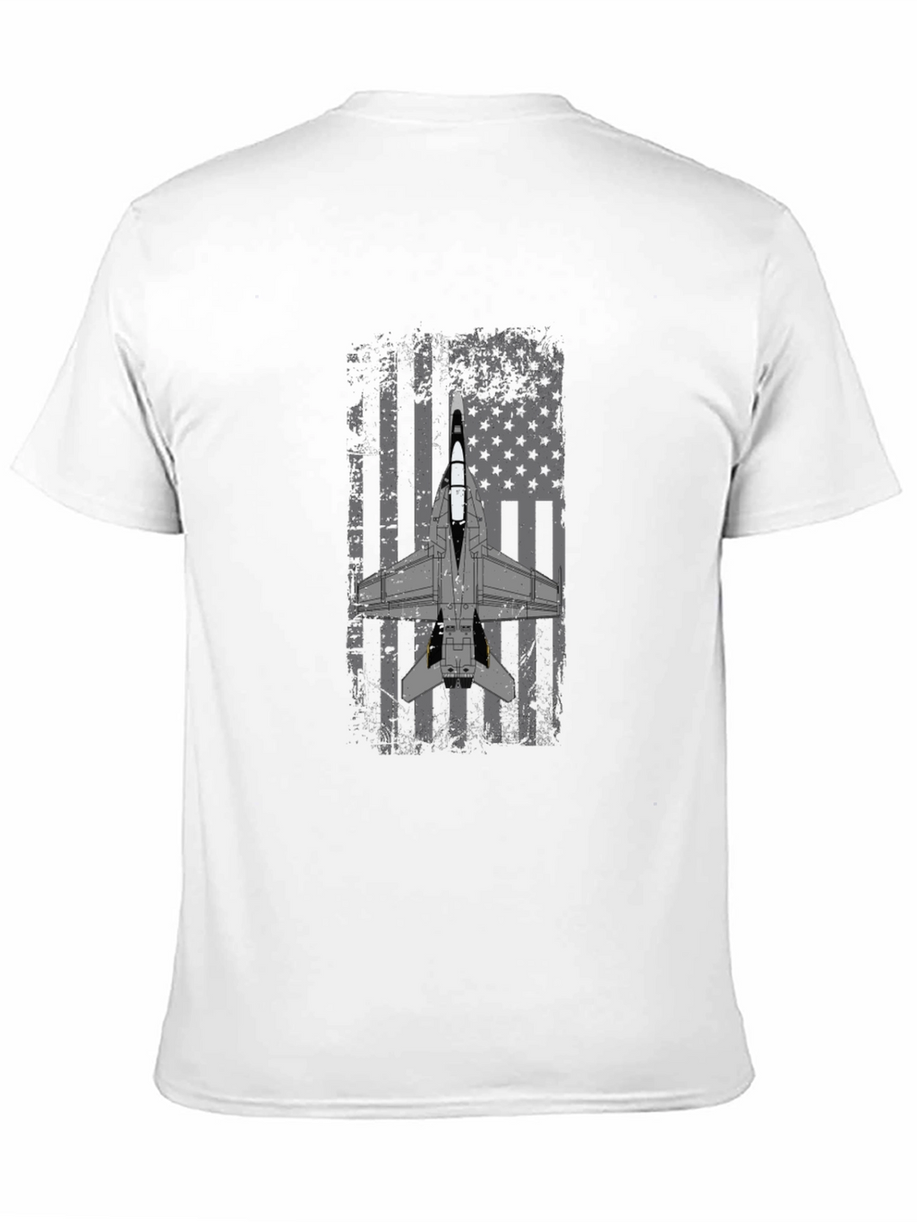 Patriotic Jet Fighter Graphic T-Shirt