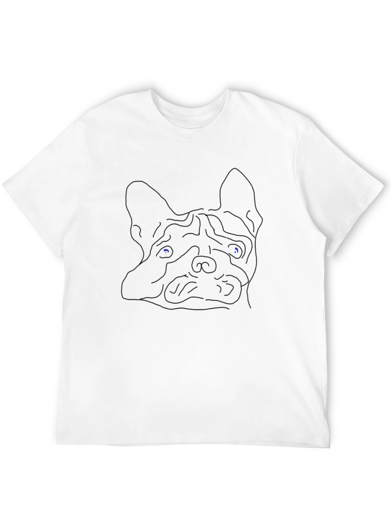 Black Dog Outline Graphic Tee