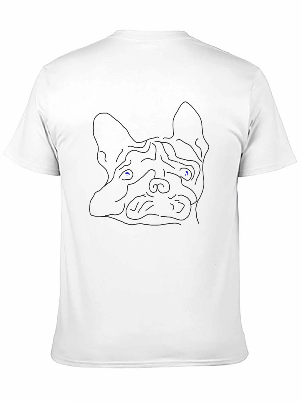 Black Dog Outline Graphic Tee