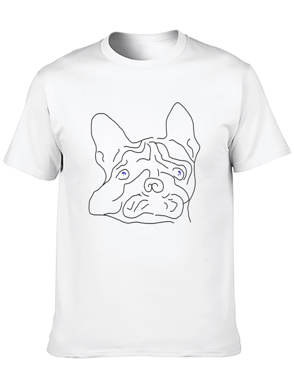 Black Dog Outline Graphic Tee