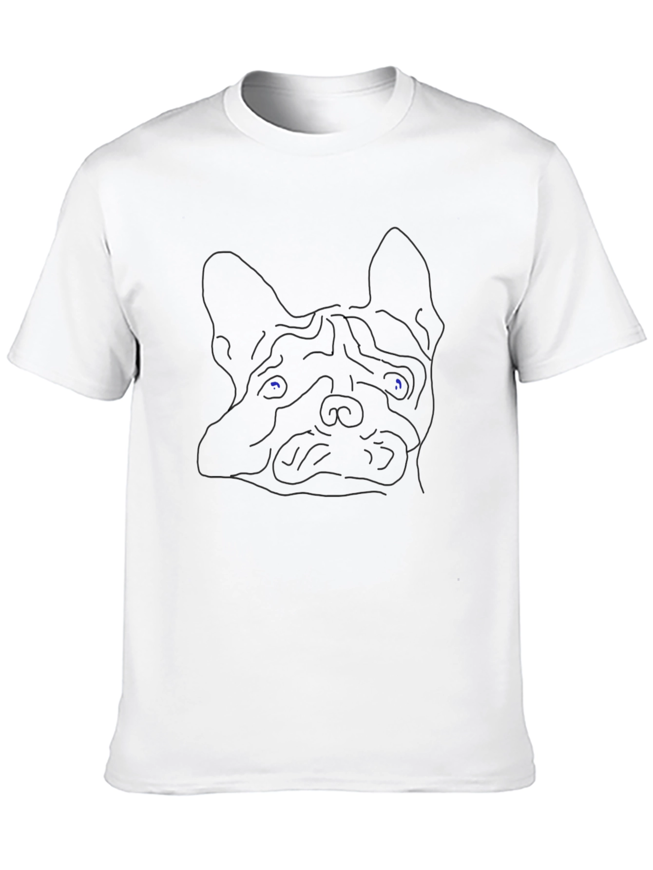 Black Dog Outline Graphic Tee
