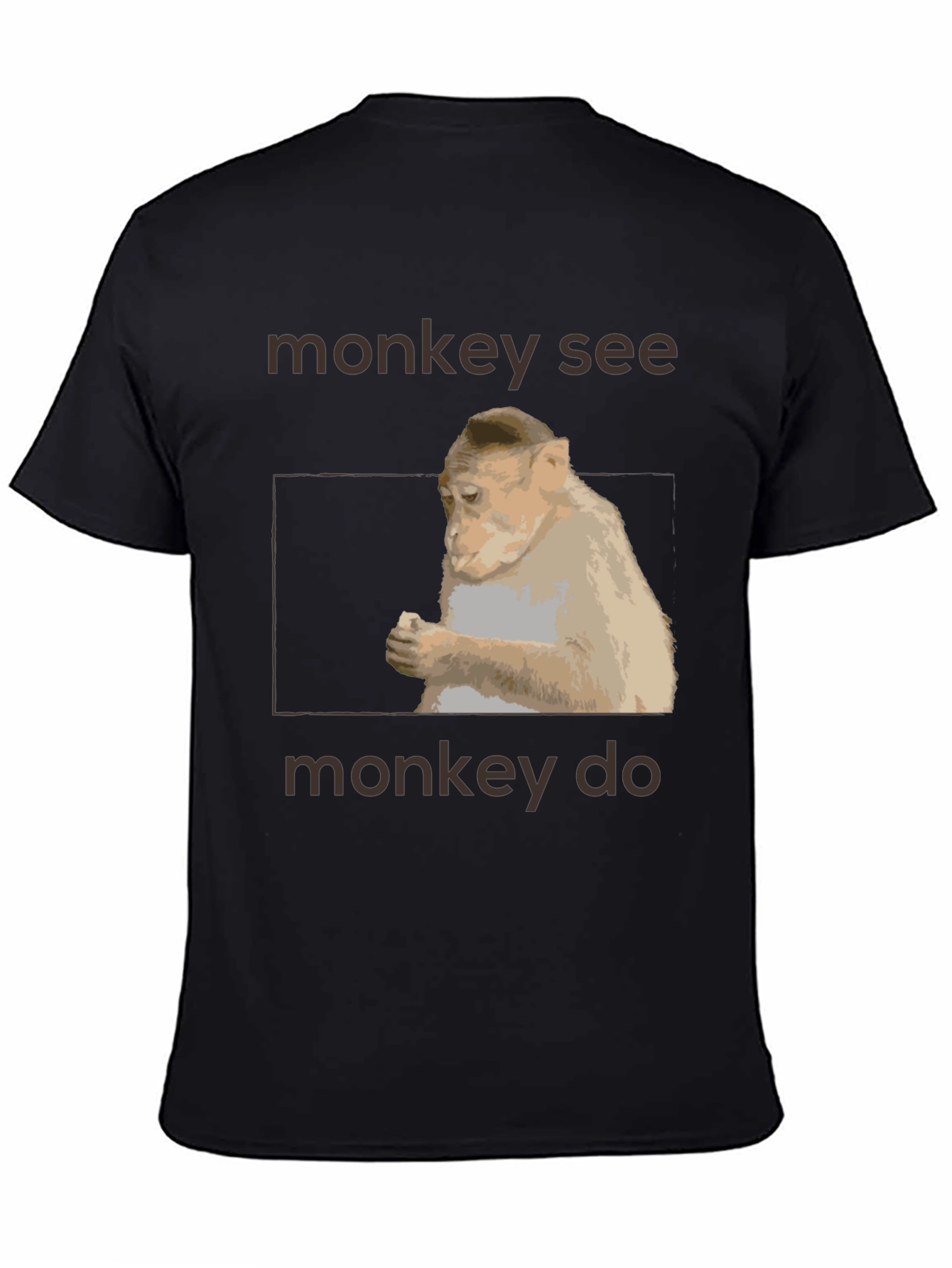 Monkey See Monkey Do Graphic T-Shirt