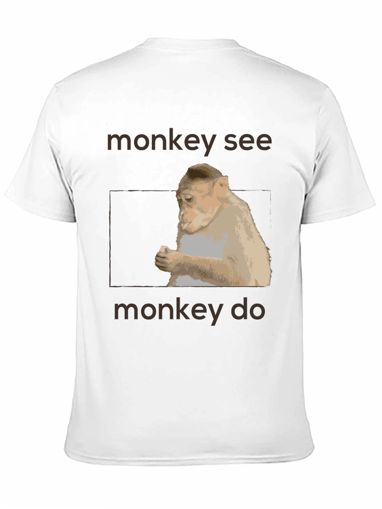 Monkey See Monkey Do Graphic T-Shirt
