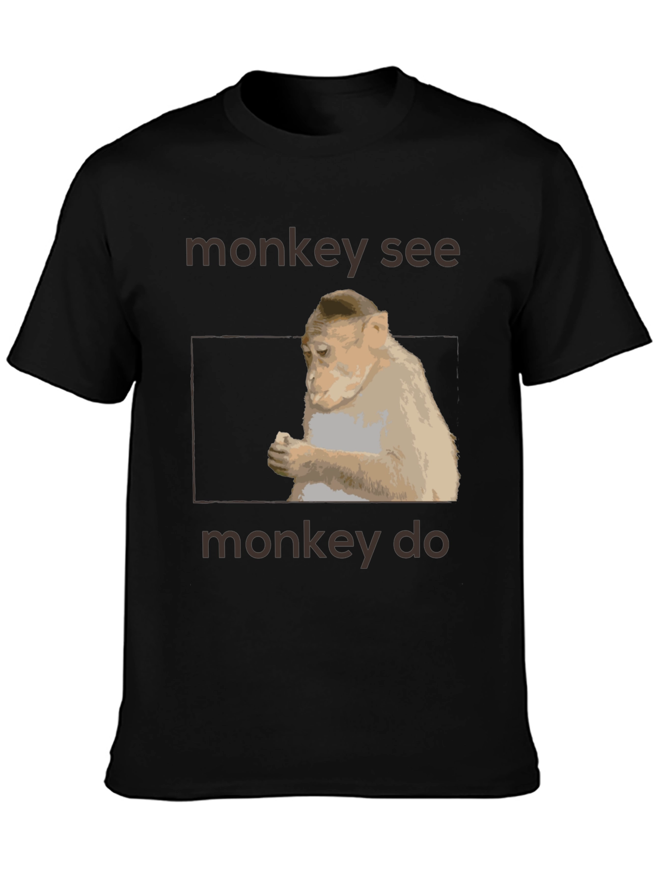 Monkey See Monkey Do Graphic T-Shirt