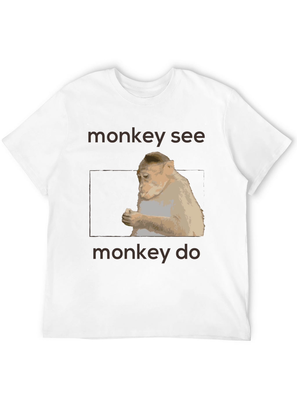Monkey See Monkey Do Graphic T-Shirt