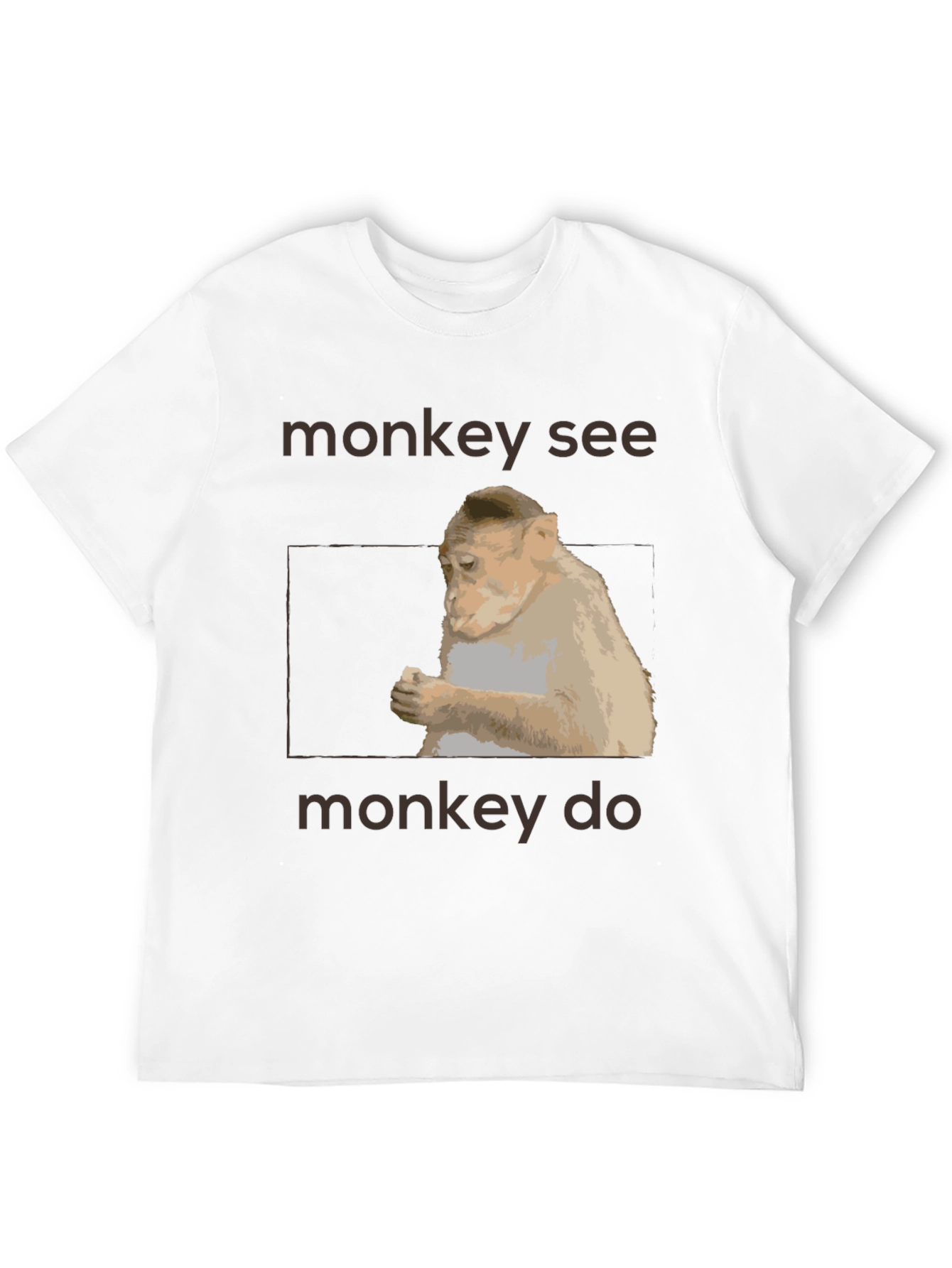 Monkey See Monkey Do Graphic T-Shirt