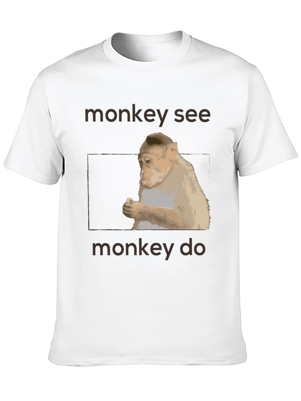 Monkey See Monkey Do Graphic T-Shirt