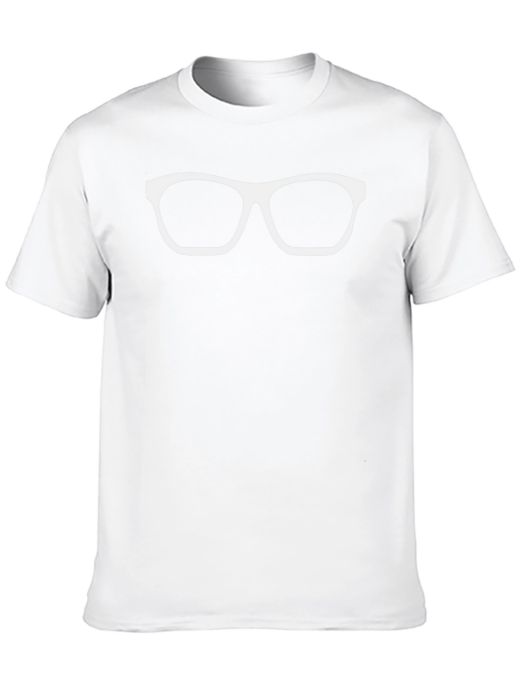 Geek Chic Glasses Graphic Tee - Black Cotton Shirt