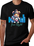 Trendy Teddy Bear Skater T-Shirt
