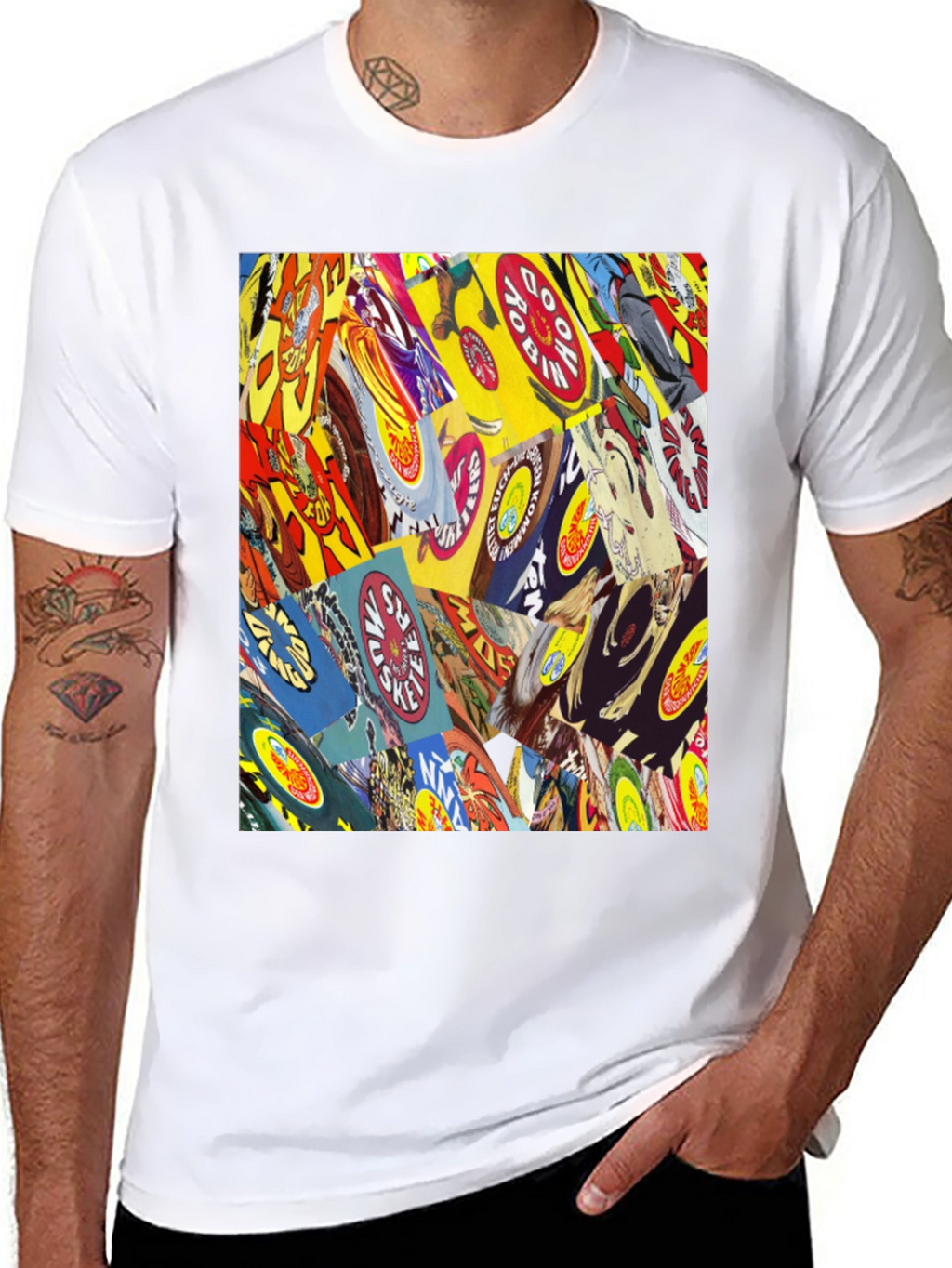 Comic Book Cover Print Black T-Shirt