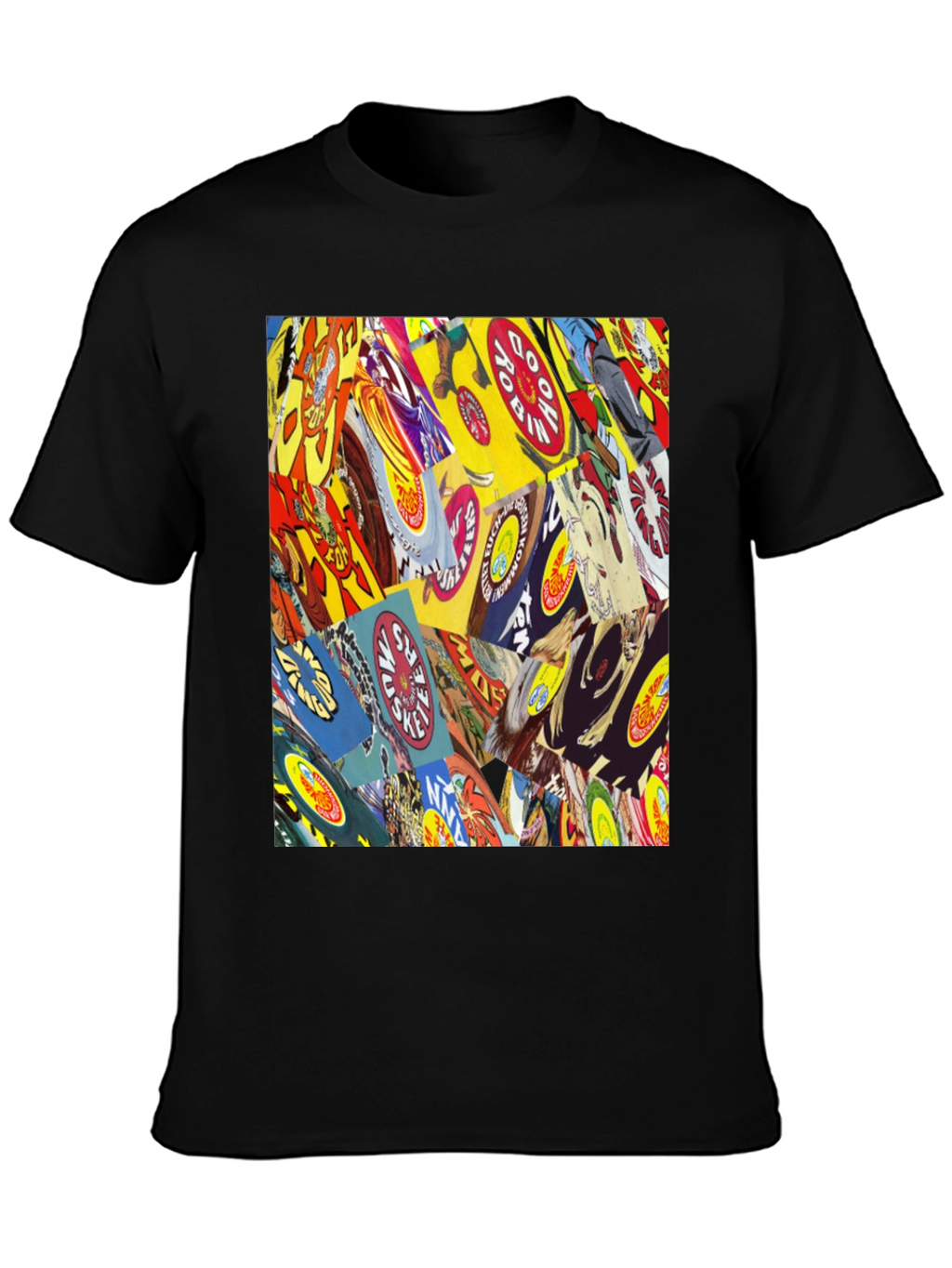 Comic Book Cover Print Black T-Shirt