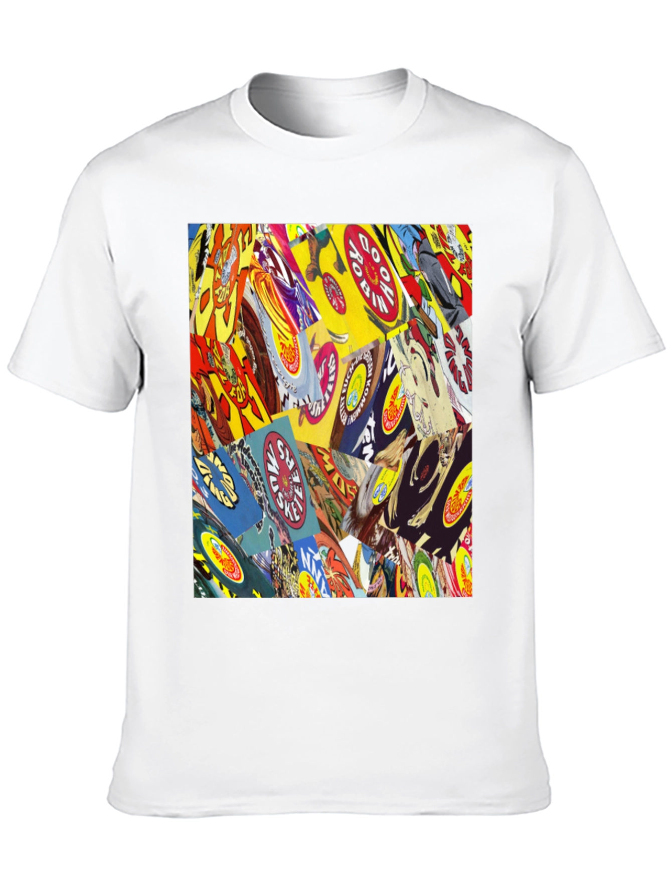Comic Book Cover Print Black T-Shirt