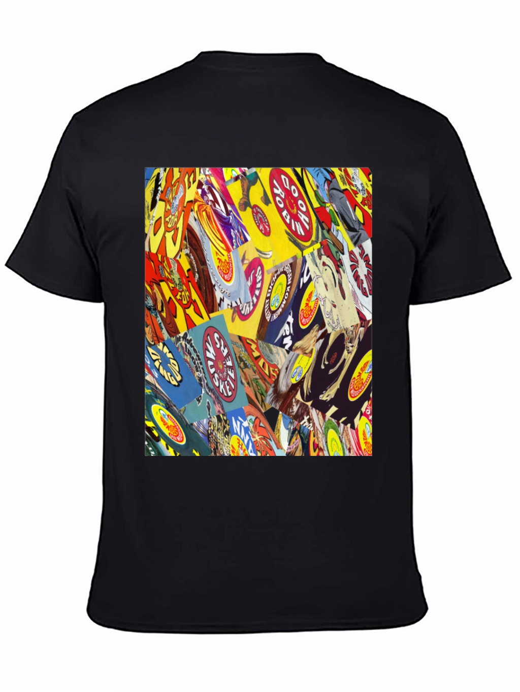 Comic Book Cover Print Black T-Shirt