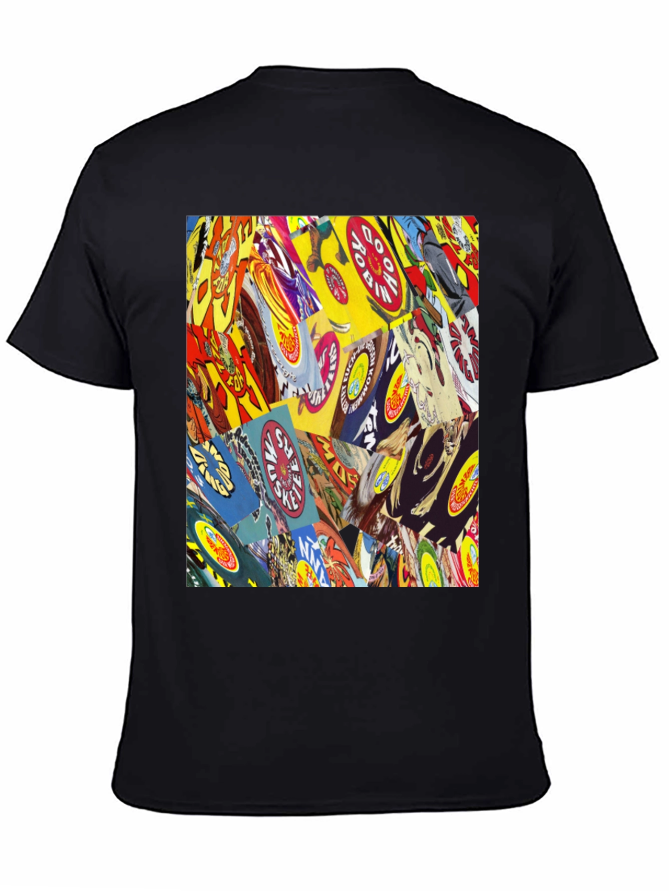 Comic Book Cover Print Black T-Shirt