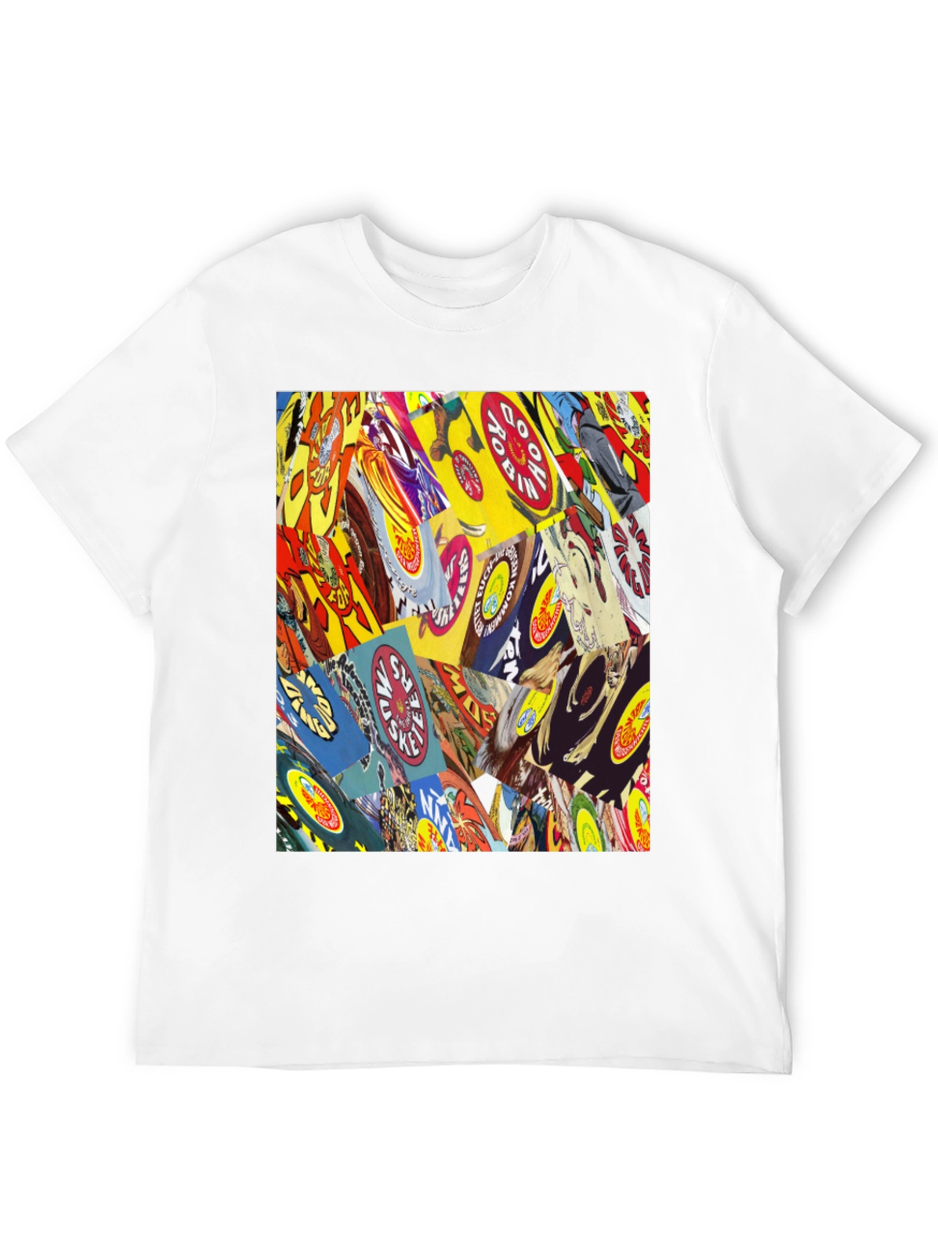 Comic Book Cover Print Black T-Shirt
