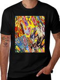 Comic Book Cover Print Black T-Shirt