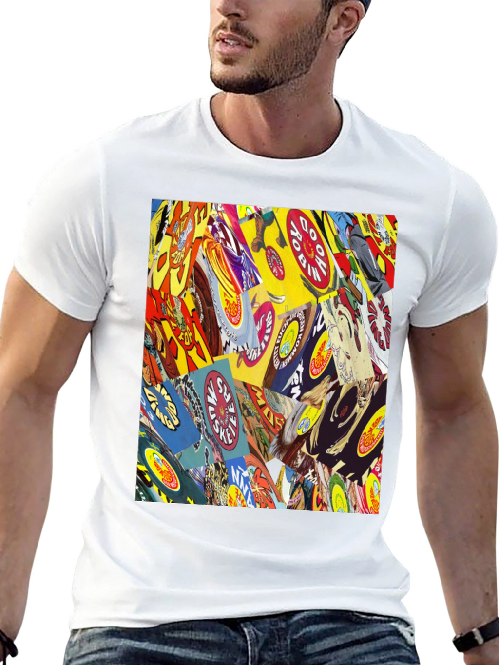 Comic Book Cover Print Black T-Shirt