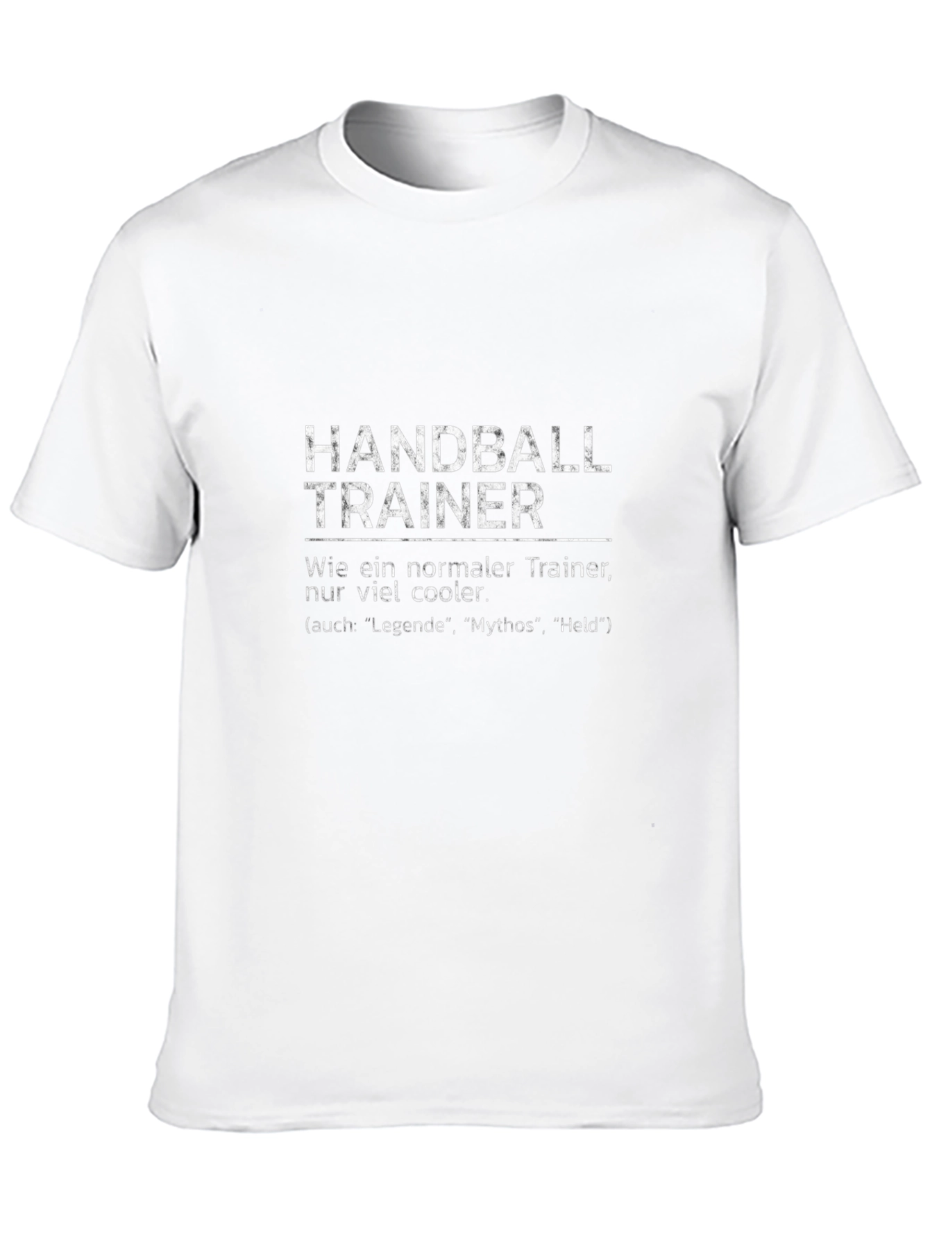 Handball Trainer Graphic Tee - Funny Coach Shirt