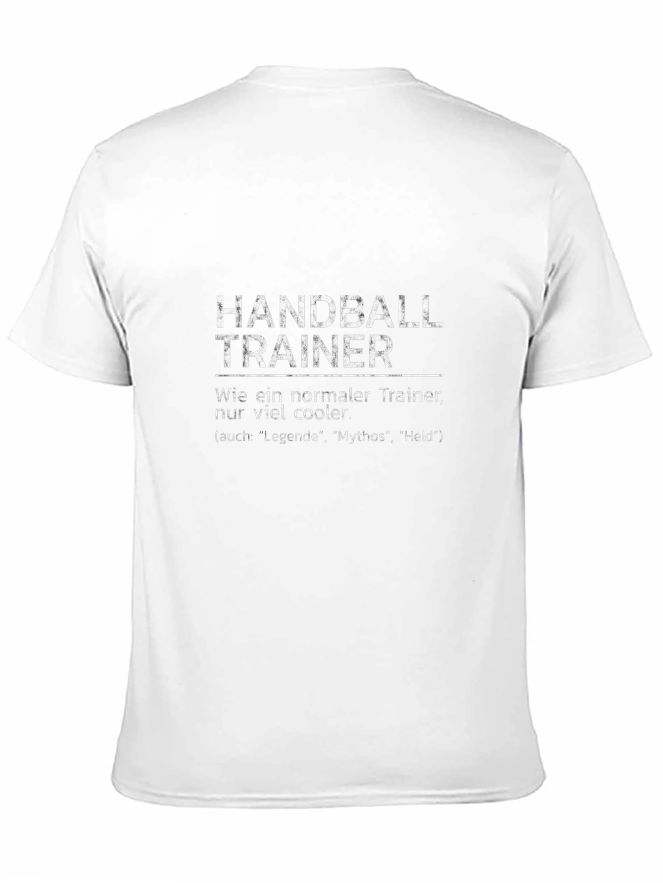 Handball Trainer Graphic Tee - Funny Coach Shirt