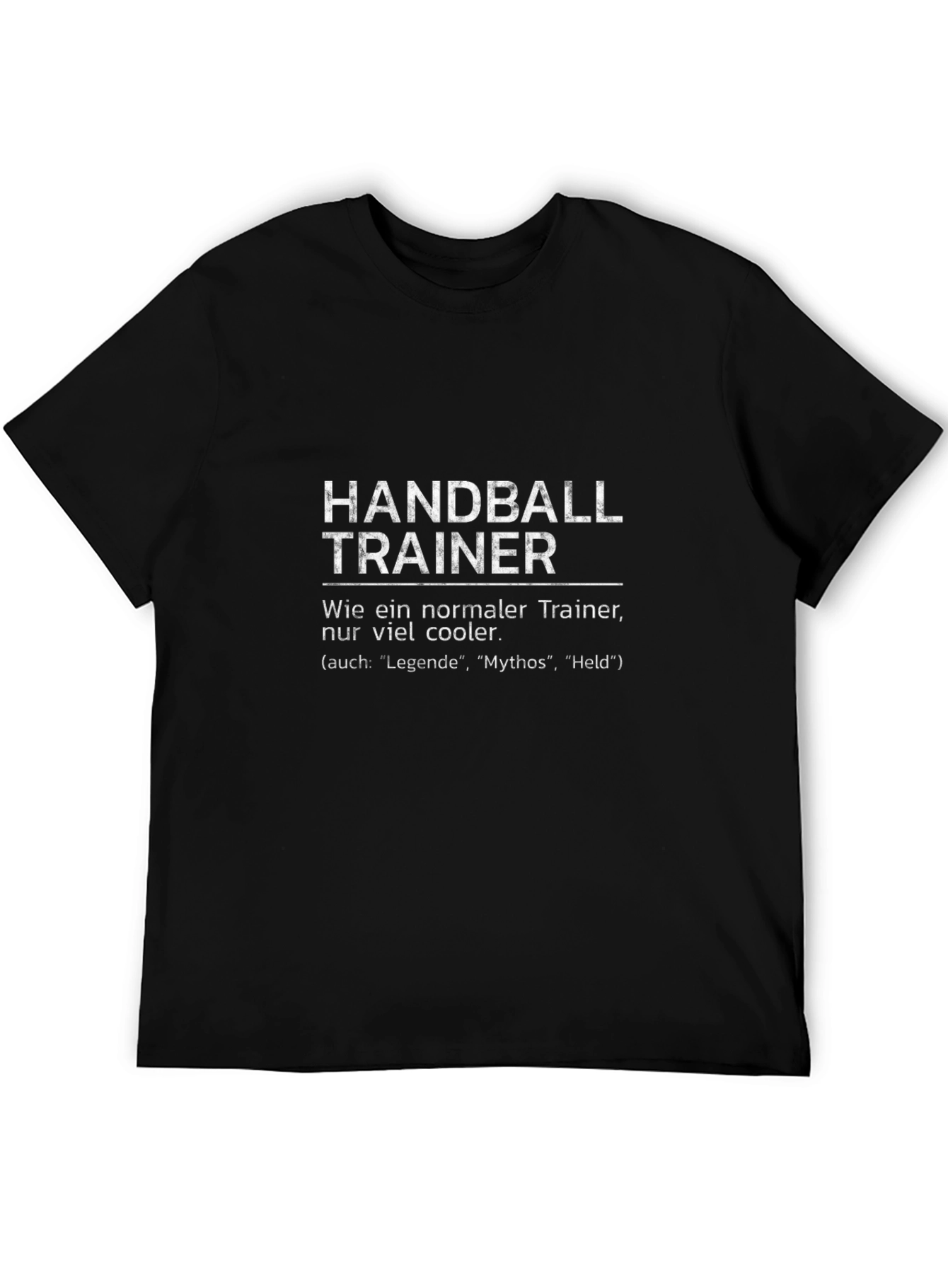 Handball Trainer Graphic Tee - Funny Coach Shirt