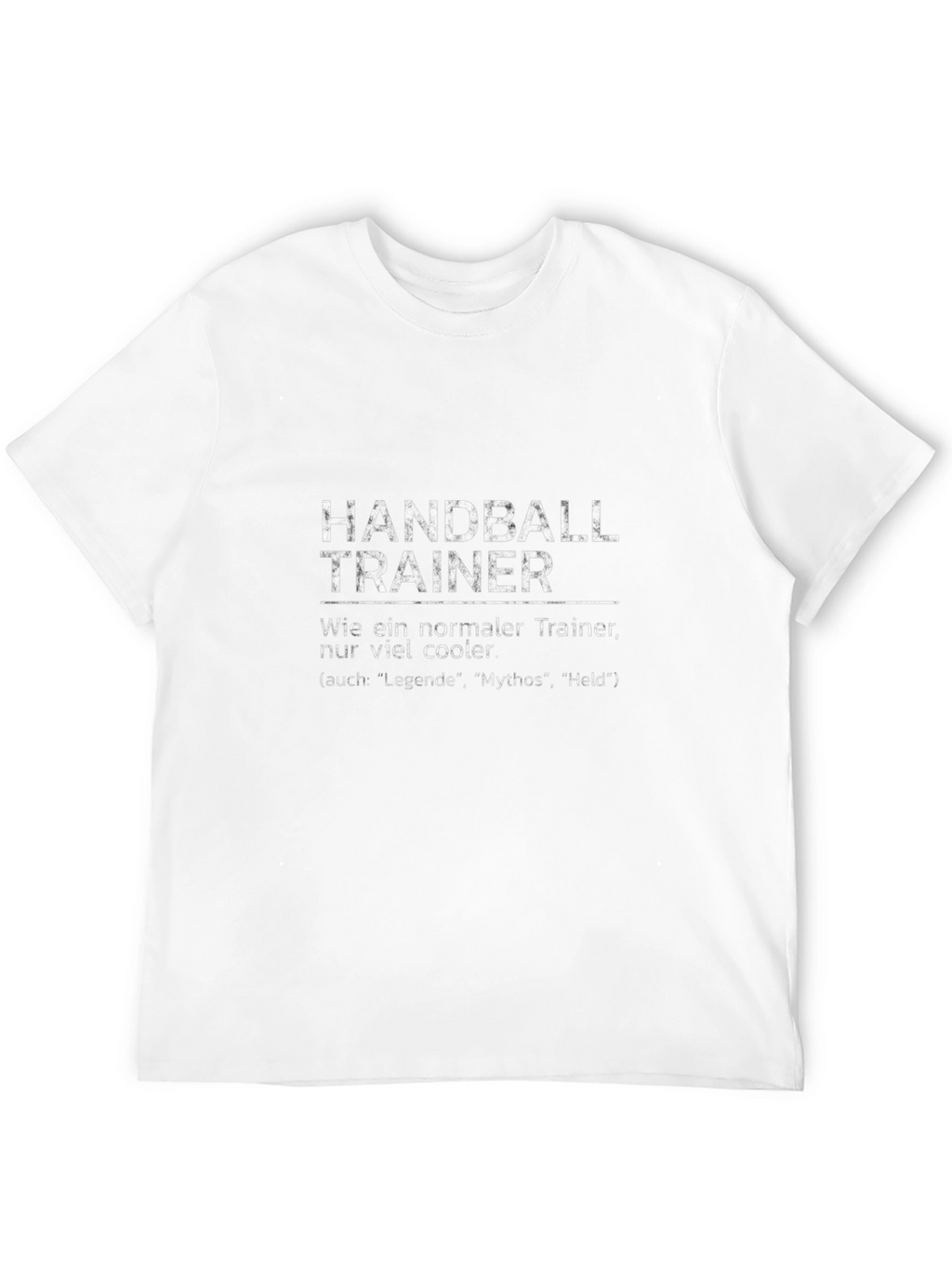 Handball Trainer Graphic Tee - Funny Coach Shirt