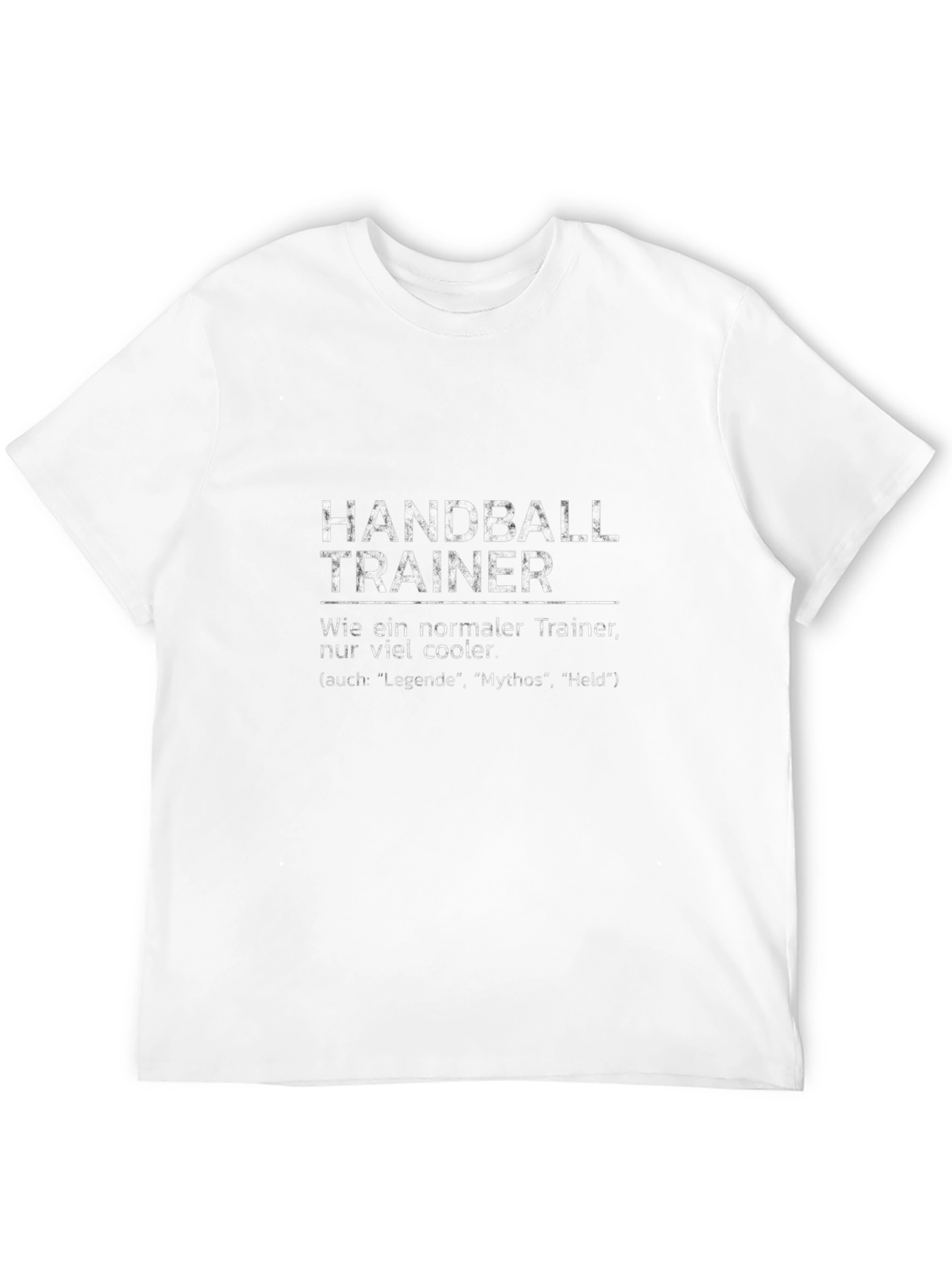 Handball Trainer Graphic Tee - Funny Coach Shirt